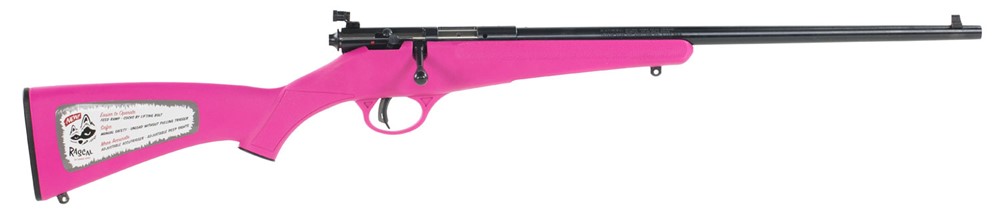 Savage Rascal 22 LR Rifle 16.125 Single Shot Pink -img-1