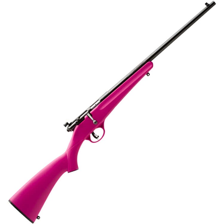 Savage Rascal 22 LR Rifle 16.125 Single Shot Pink -img-0