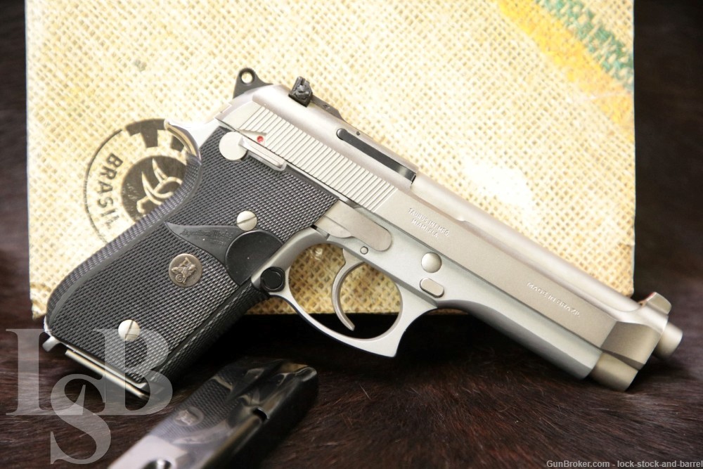 Taurus Model PT 99 AF PT-99 9mm Luger 5” Semi Auto Pistol & Factory Box-img-0