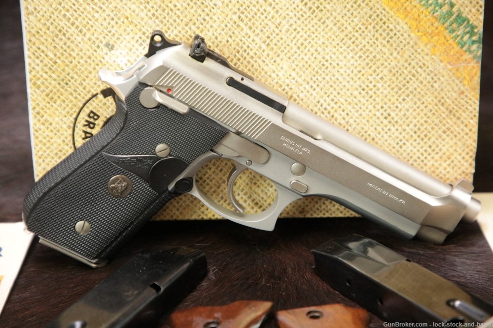 Taurus Model PT 99 AF PT-99 9mm Luger 5” Semi Auto Pistol & Factory Box-img-2