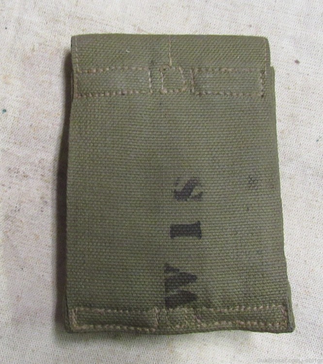 Scarce M1912 Colt 1911 Dual Magazine Pouch Mills Dated 1912-img-8