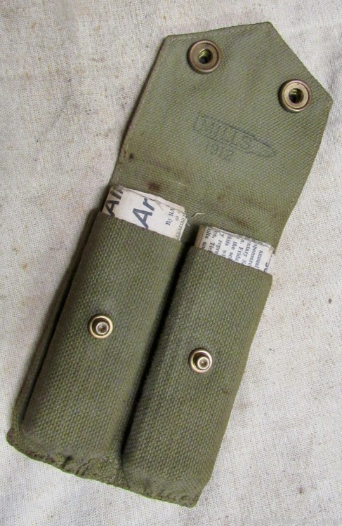 Scarce M1912 Colt 1911 Dual Magazine Pouch Mills Dated 1912-img-3