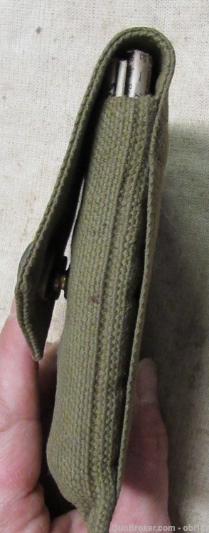 Scarce M1912 Colt 1911 Dual Magazine Pouch Mills Dated 1912-img-11