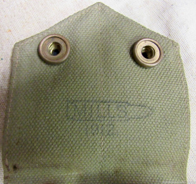 Scarce M1912 Colt 1911 Dual Magazine Pouch Mills Dated 1912-img-4