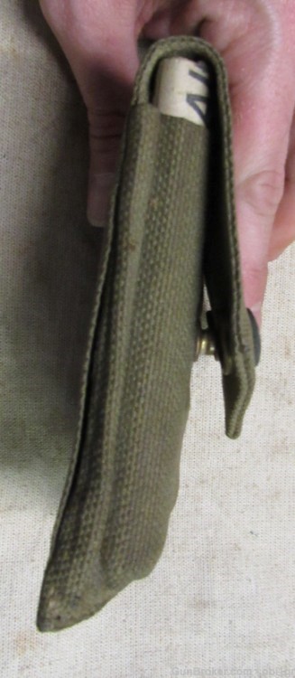 Scarce M1912 Colt 1911 Dual Magazine Pouch Mills Dated 1912-img-10