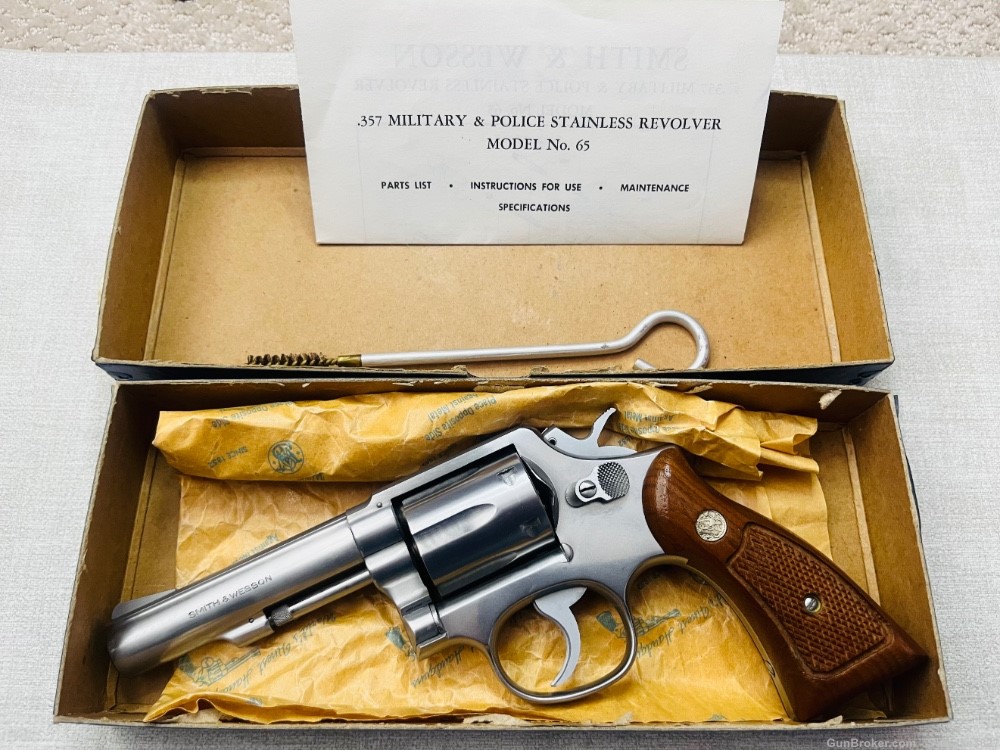 Smith & Wesson 65-2  357 Magnum Revolver-img-0