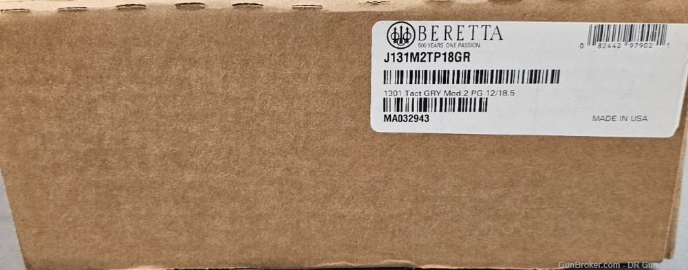 Beretta 1301 Mod 2 Tactical 12Ga 18.5" 7RD J131M2TP18GR NO CC FEE FREE SHIP-img-3