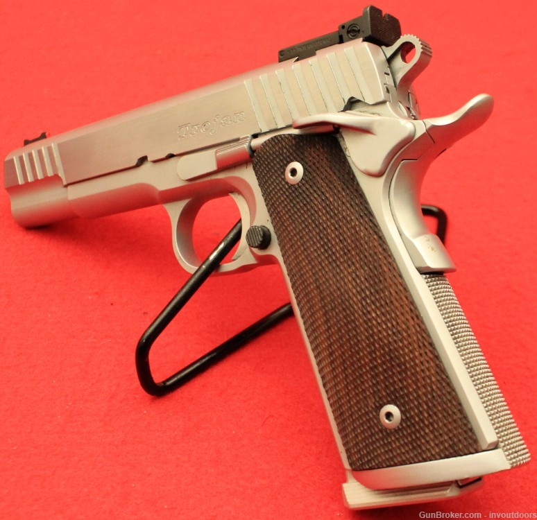STI Trojan 9mm 4" stainless semi-auto pistol w/4 mags. -img-3