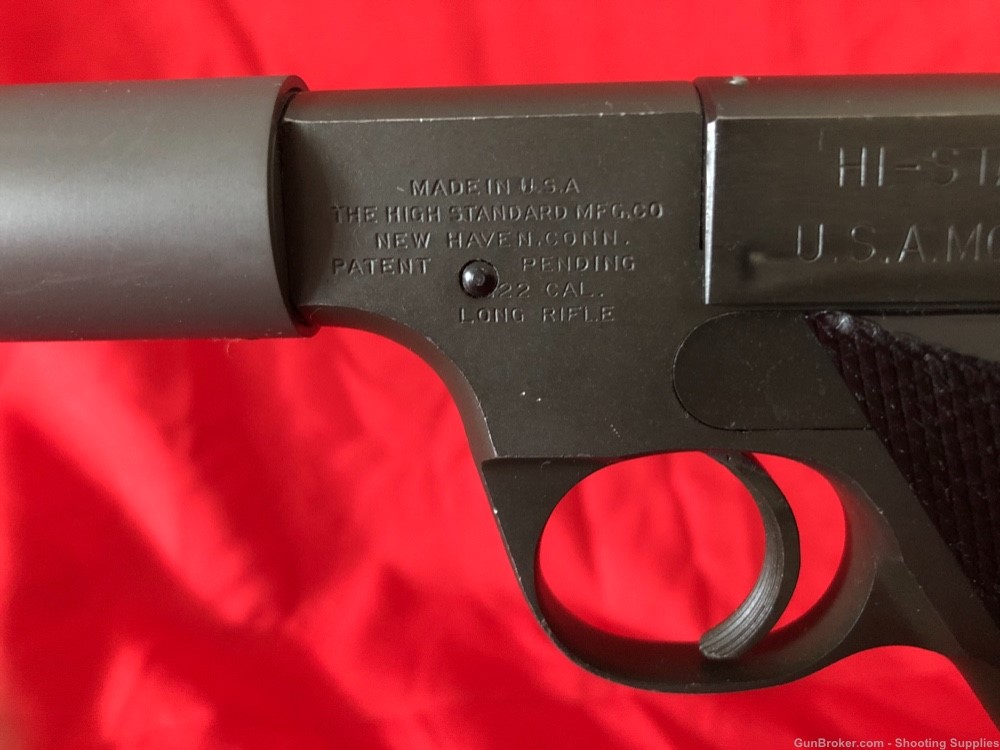 High Standard HDM OSS Pistol Suppressed HDMS  WWII USA Model HD U.S.A.  H/D-img-2