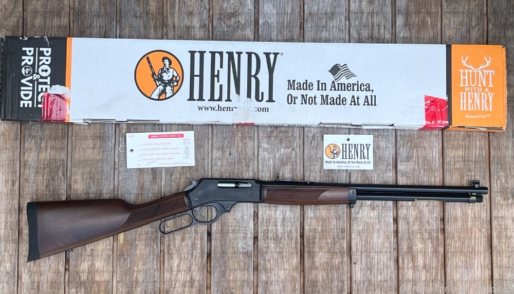 HENRY H009 30-30 LEVER ACTION 1¢ no reserve -img-0