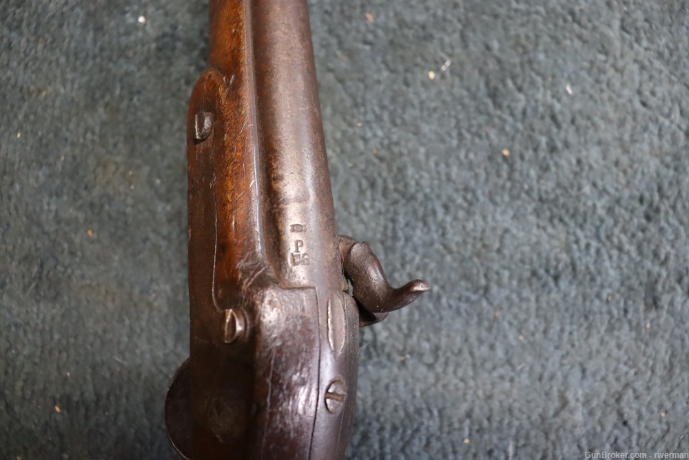 Antique US Model 1819 Simeon North Percussion Conversion Martial Pistol-img-4