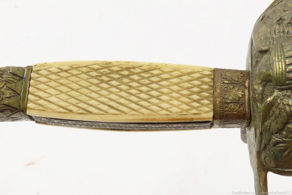 FEDERAL EAGLE US Antique Non-Regulation FOOT OFFICER’S Sword w/SCABBARD    -img-7