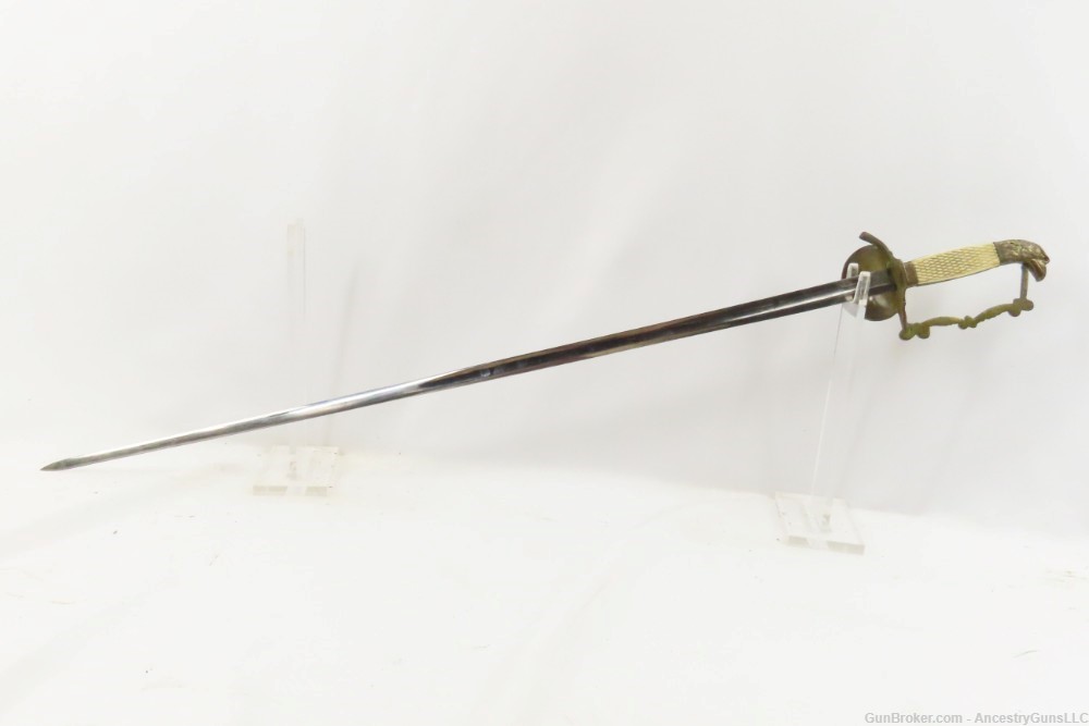 FEDERAL EAGLE US Antique Non-Regulation FOOT OFFICER’S Sword w/SCABBARD    -img-12