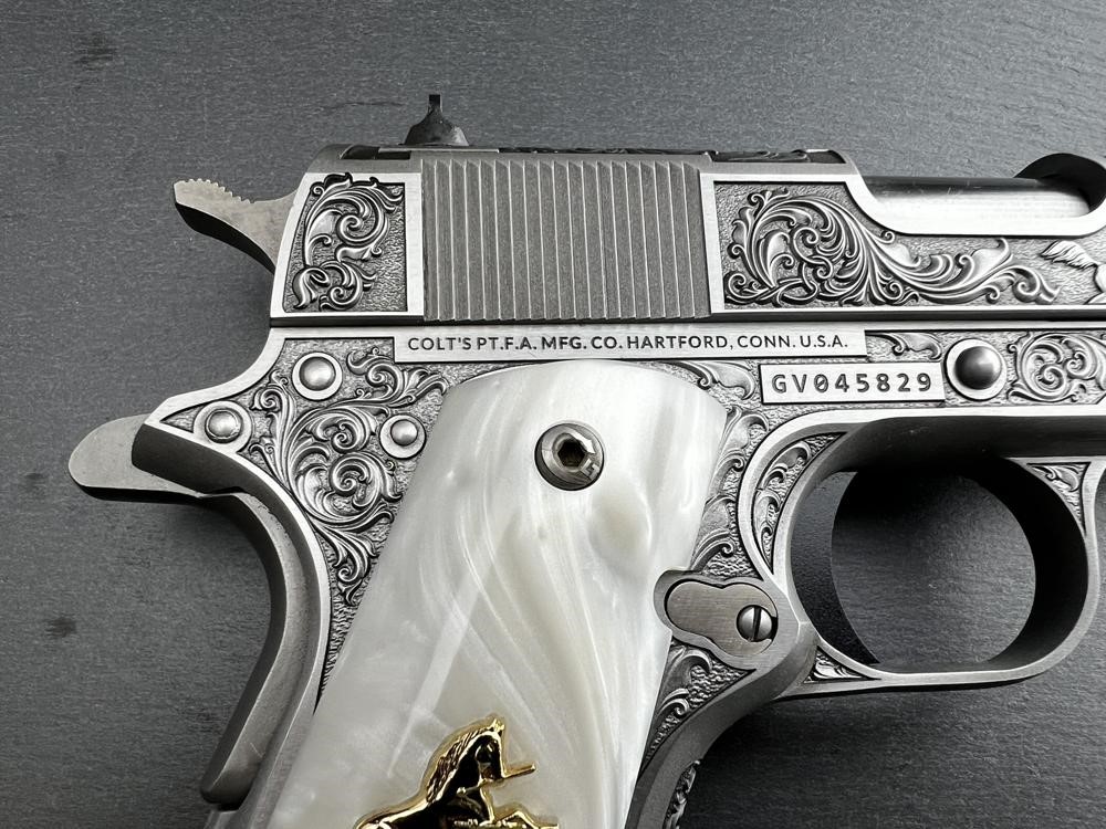 FACTORY 2ND - Colt 1911 38 Super Engraved Master Scroll Rampant by Altamont-img-10