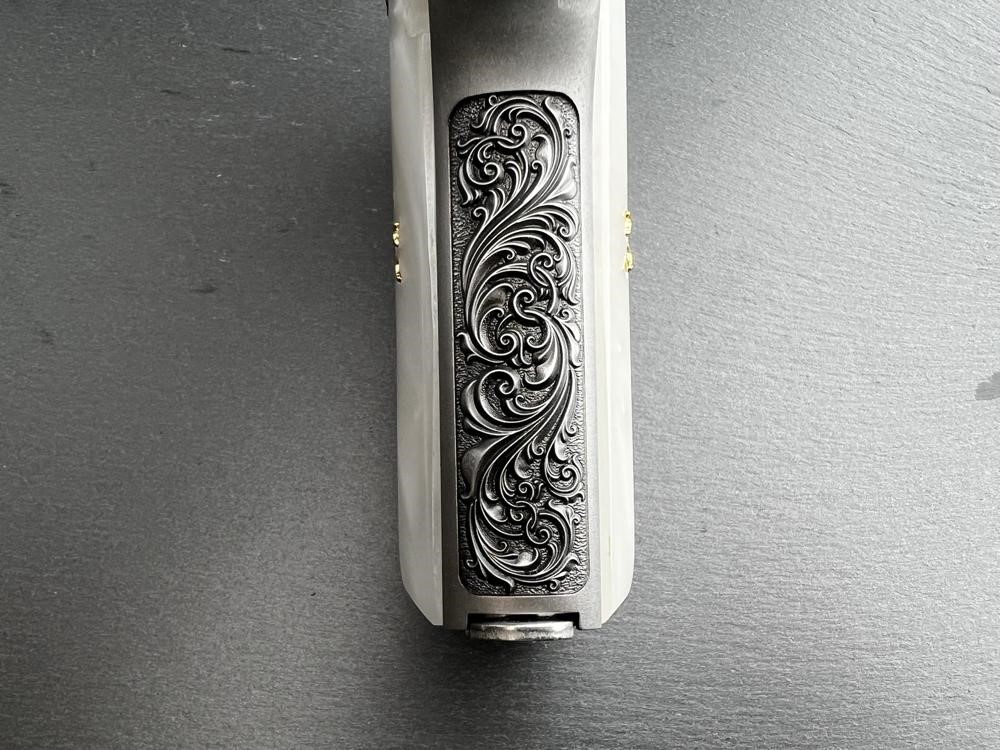 FACTORY 2ND - Colt 1911 38 Super Engraved Master Scroll Rampant by Altamont-img-6