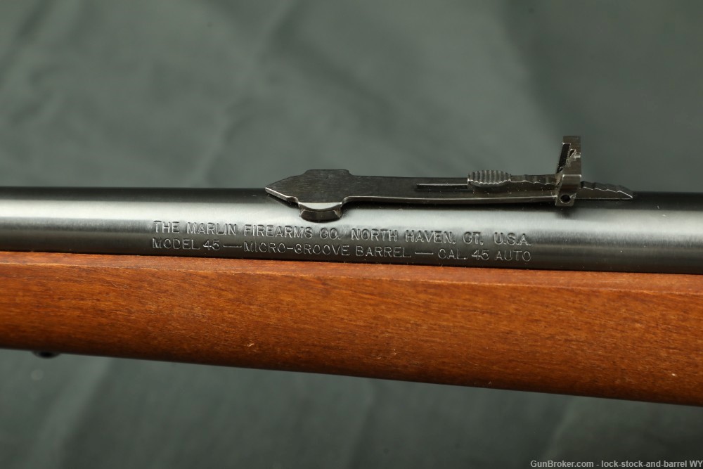 Marlin Camp Carbine Model 45 16.5" Semi Auto .45 ACP Rifle 1911, MFD 1993-img-24