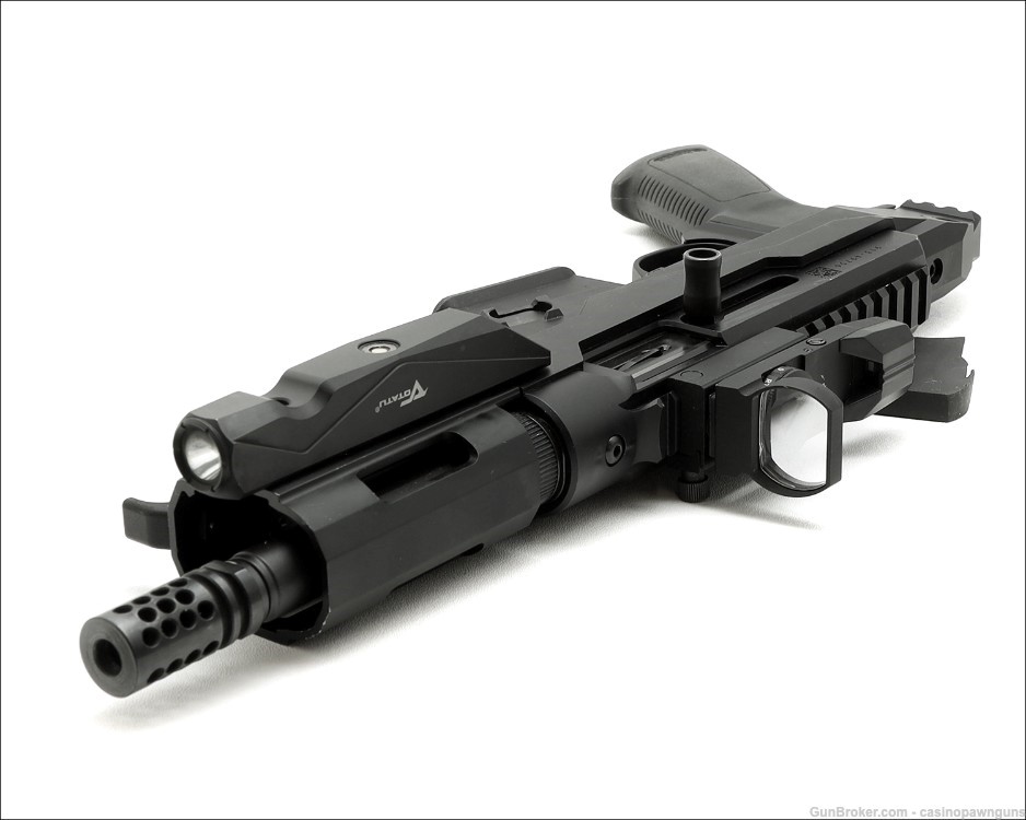 RUGER PC Charger 9mm 6.5" Pistol + 4 Mags + Tactical Light + Open Sight-img-2