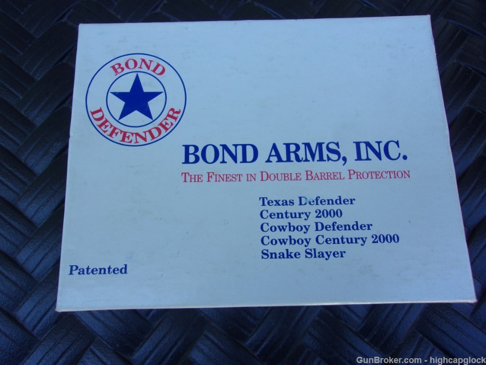 Bond Arms Snake Slayer .45 Colt .410 Derringer Stainless 3.5" $1START-img-19