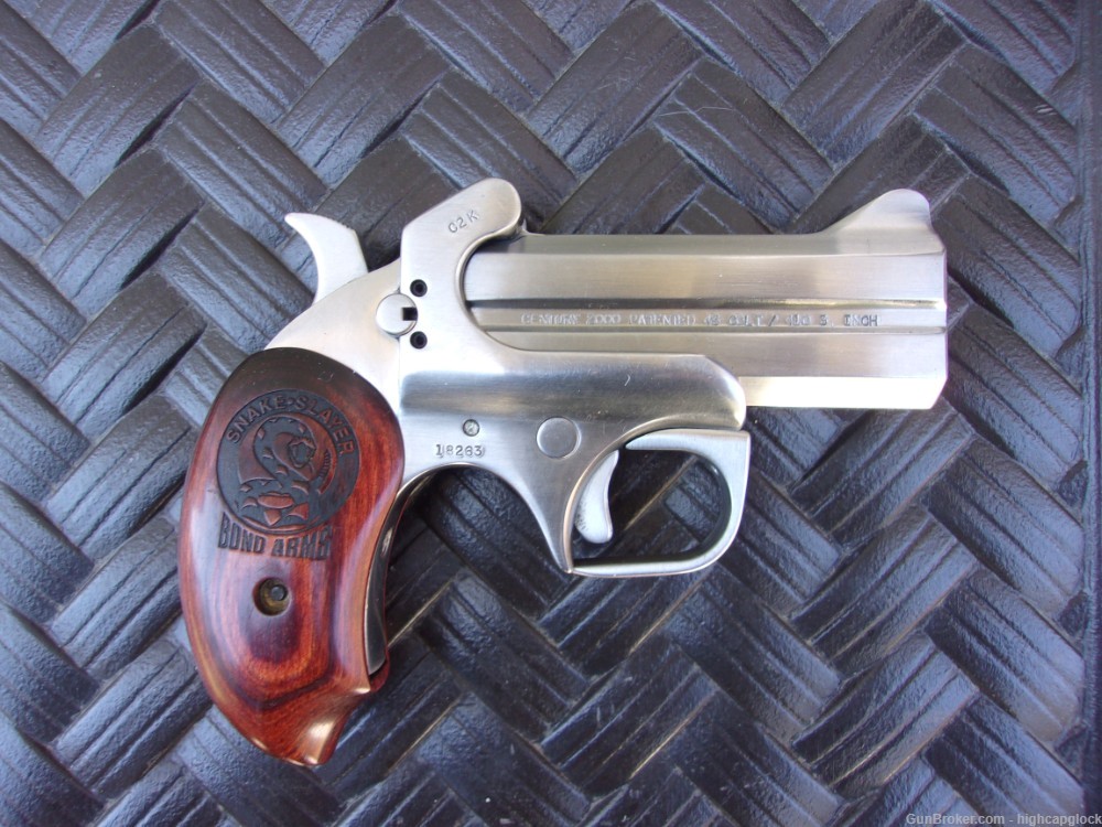Bond Arms Snake Slayer .45 Colt .410 Derringer Stainless 3.5" $1START-img-2