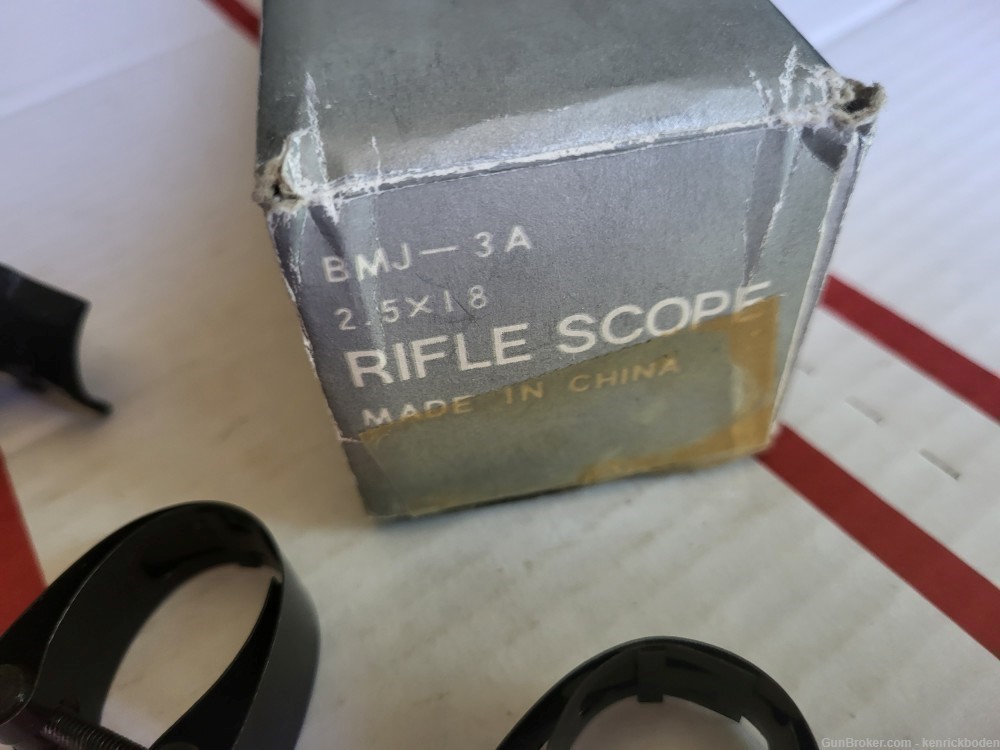 chinese sks scope mount 18115 and scope BMJ-3A 2.5x18-img-4