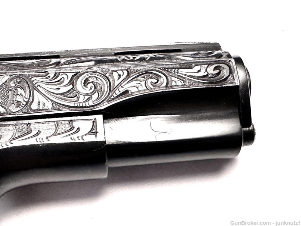 Llama Model 3A .22LR Fully Factory Engraved with "Pearl" Grips Made in 1973-img-5