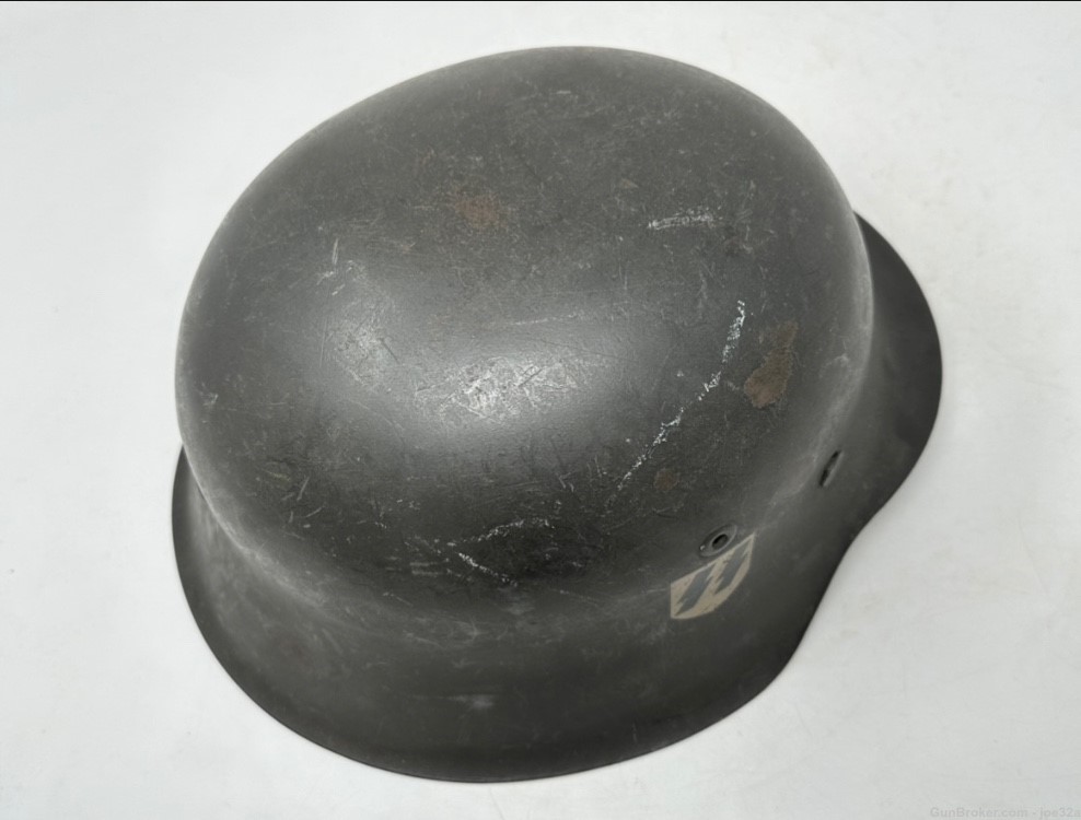 WW2 German SD SS M42 Helmet Named WWII uniform -img-6