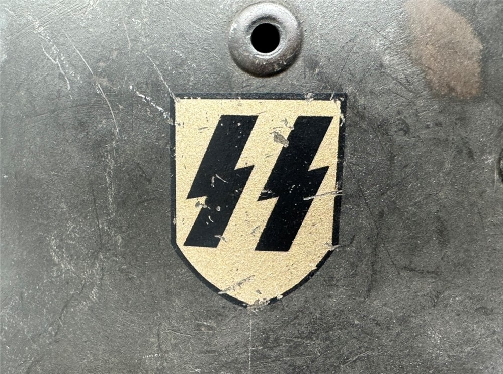 WW2 German SD SS M42 Helmet Named WWII uniform -img-10