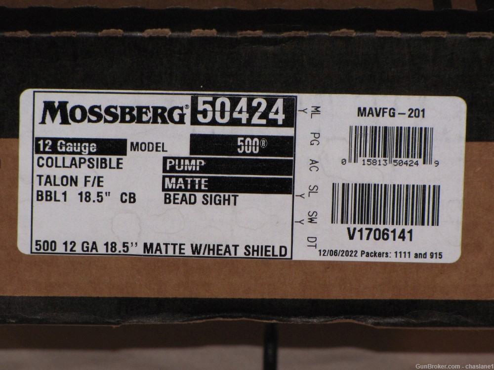 Mossberg 500 Pump Talon F/E 12 Ga, 18.5" Barrel, Heat Shield, No CC Fees-img-2