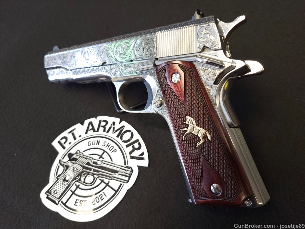Colt 38 super engraved PENNY AUCTION! No Reserve-img-1