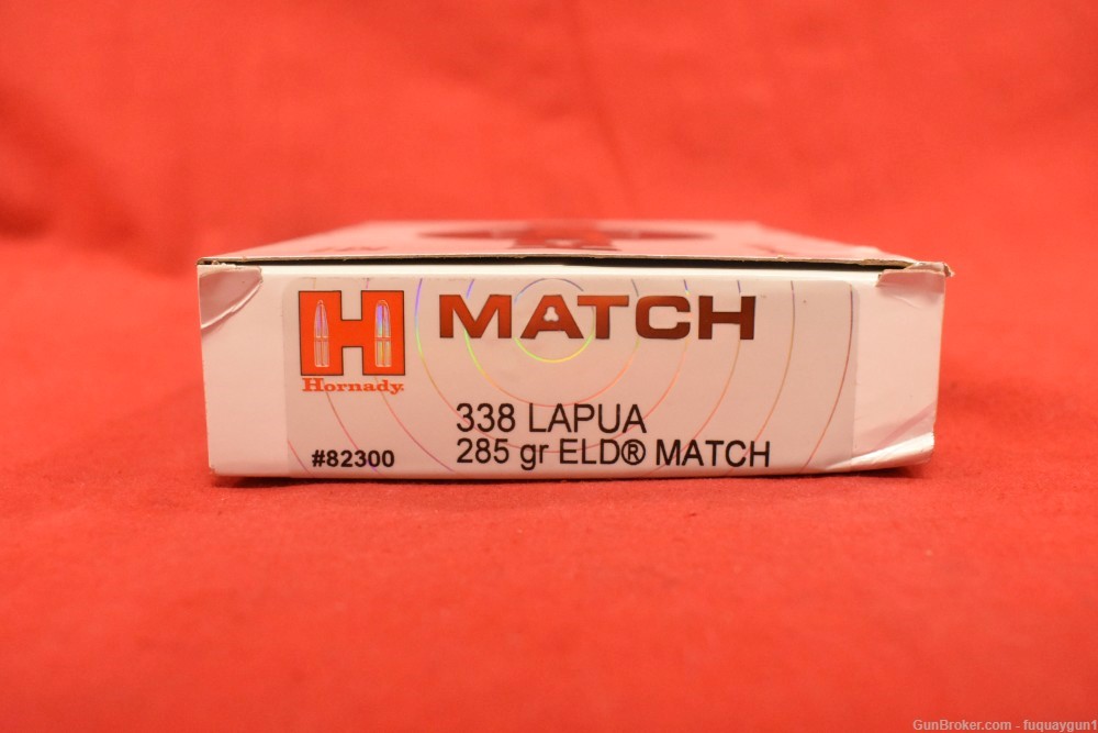 Hornady ELD Match 338 Lapua 285GR Ammo 82300 338-Lapua Ammo-img-8