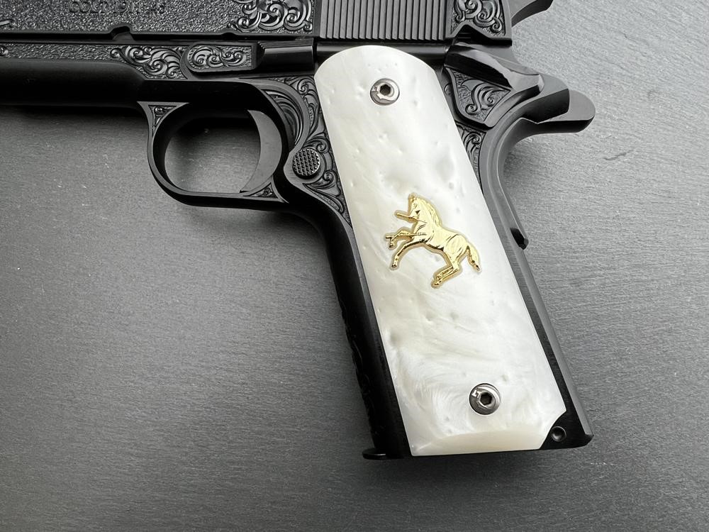 Colt 1911 .45 ACP Custom Engraved Scroll Blued by Altamont-img-4