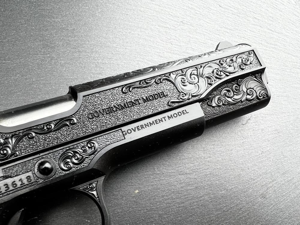 Colt 1911 .45 ACP Custom Engraved Scroll Blued by Altamont-img-8