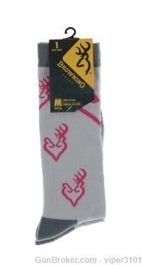Women's Browning Socks Buckheart Windchime 1 Pair - Size 6-10-img-0