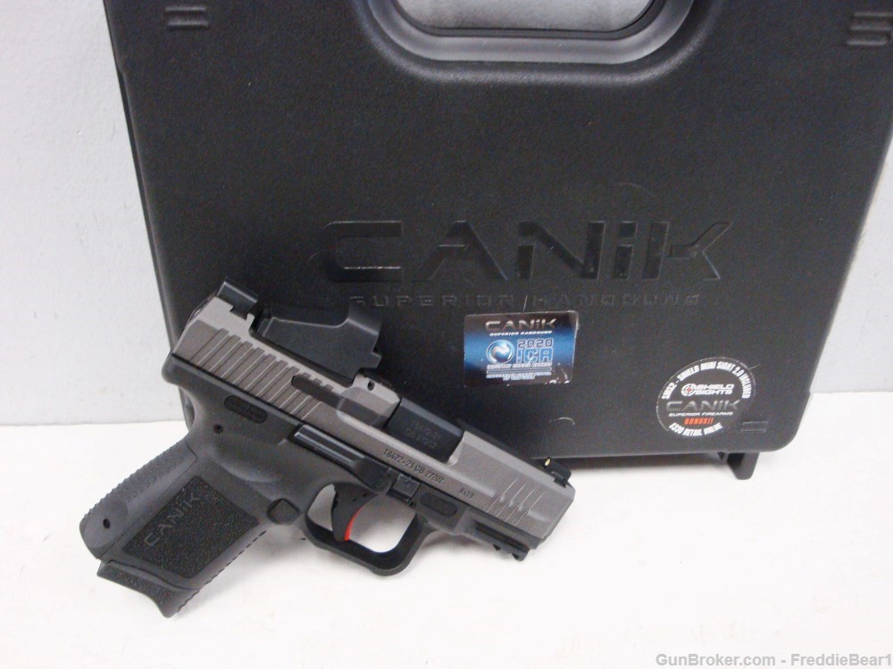 CANIK TP9 Elite SC Semi-Auto Pistol 9MM Optics Ready W/ Shield Reflex Sight-img-1