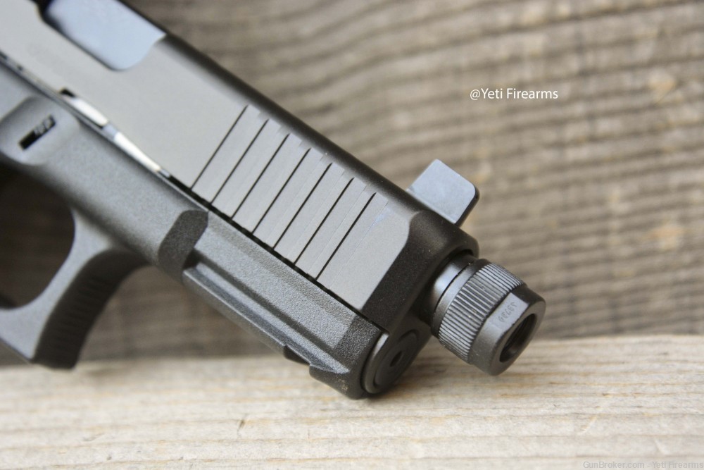 Glock 19 Gen 5 MOS 9mm W/ OEM Threaded Barrel CHPWS V4 RM06 15rnd Mags G19 -img-7