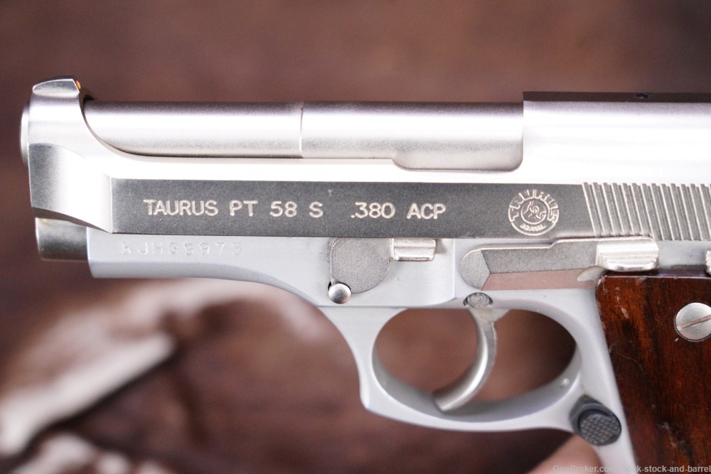 Taurus Model PT-58S PT 58-S .380 ACP SA/DA Semi Automatic Pistol, NO CA-img-8