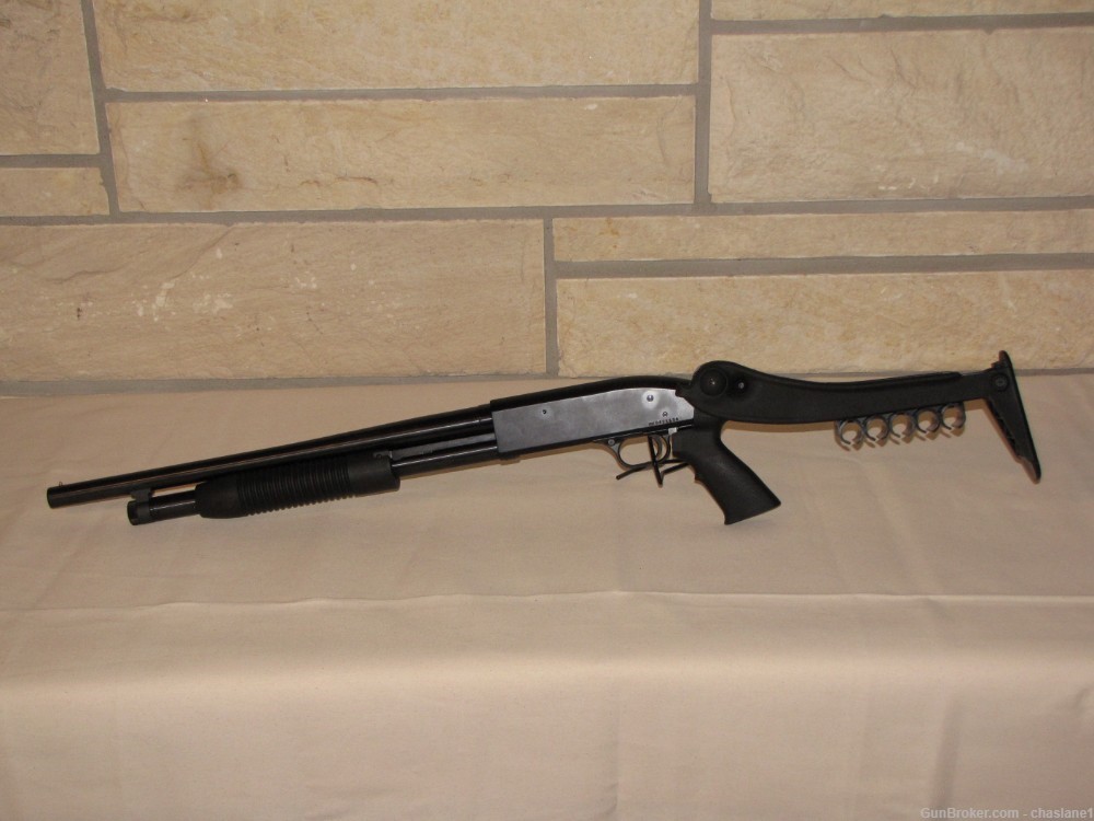 Maverick Arms Model 88 12 Ga Shotgun 18.5" w/Folding Stock No CC Fees-img-2