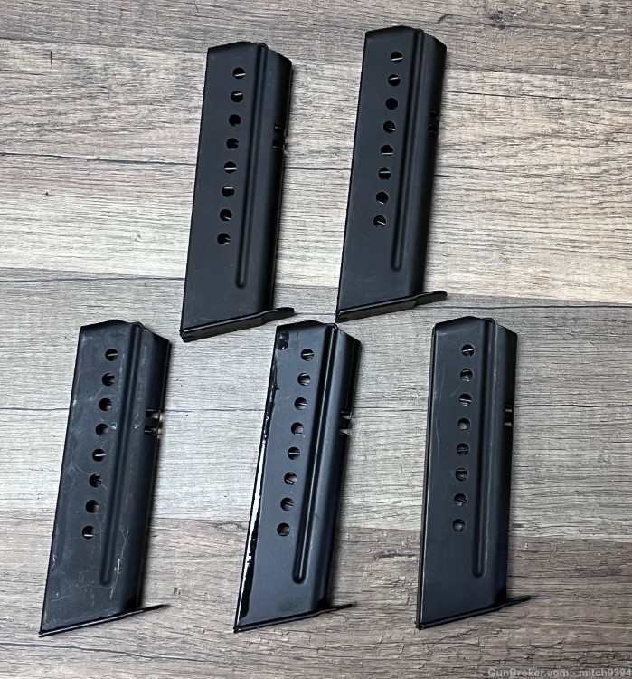 Sig Sauer P220 38 Super American Mag Release / with 5 mags-img-2