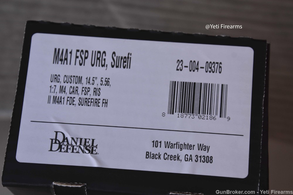 Daniel Defense M4A1 FSP Upper Receiver 5.56mm 23-004-09376 14.5" Pinned 16"-img-8