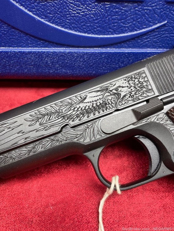 NIB Colt 1911 Government. Stunning Engraved .We The People, Bald Eagle !-img-5