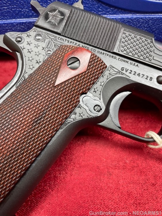 NIB Colt 1911 Government. Stunning Engraved .We The People, Bald Eagle !-img-11