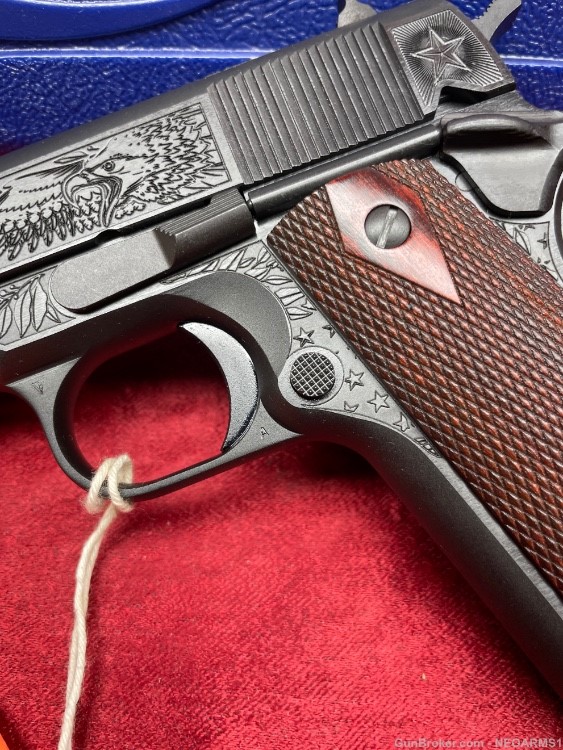 NIB Colt 1911 Government. Stunning Engraved .We The People, Bald Eagle !-img-7