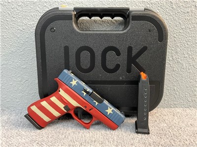 Glock G43X - ACG57079 - 9MM - Old Glory USA Flag Special Edition - 17005