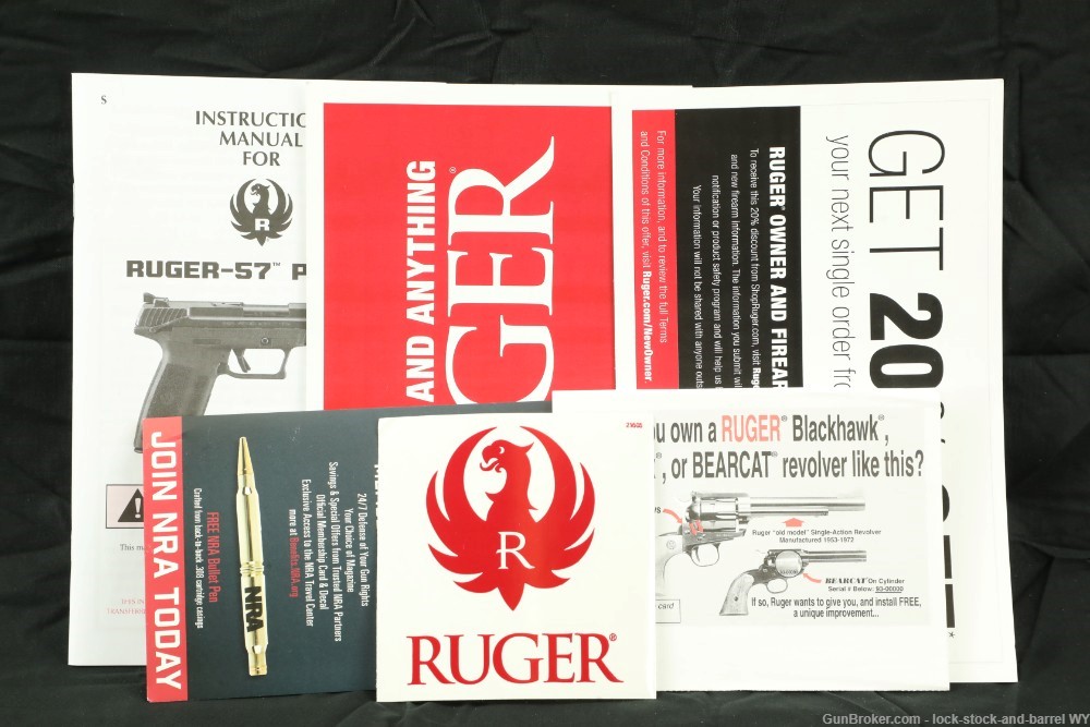 Sturm Ruger 57 Model Five-Seven 5.7x28 5” Semi-Auto Pistol w/ Case-img-34