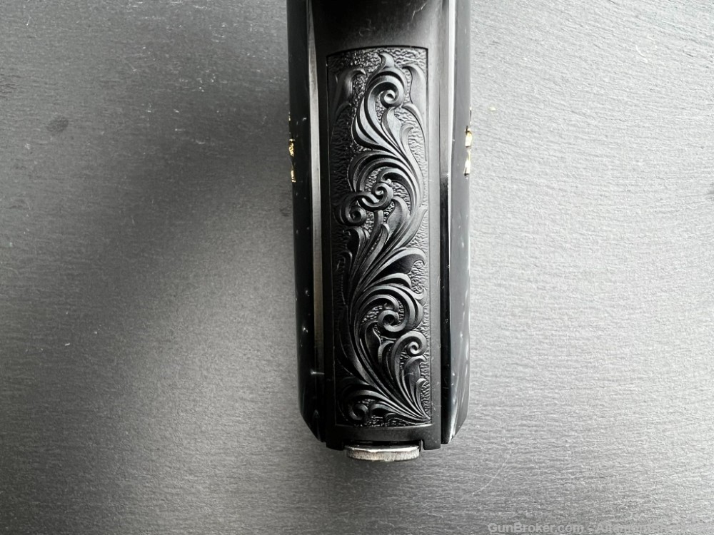 Colt 1911 Custom Engraved Regal AA by Altamont Blued .38 Super-img-10