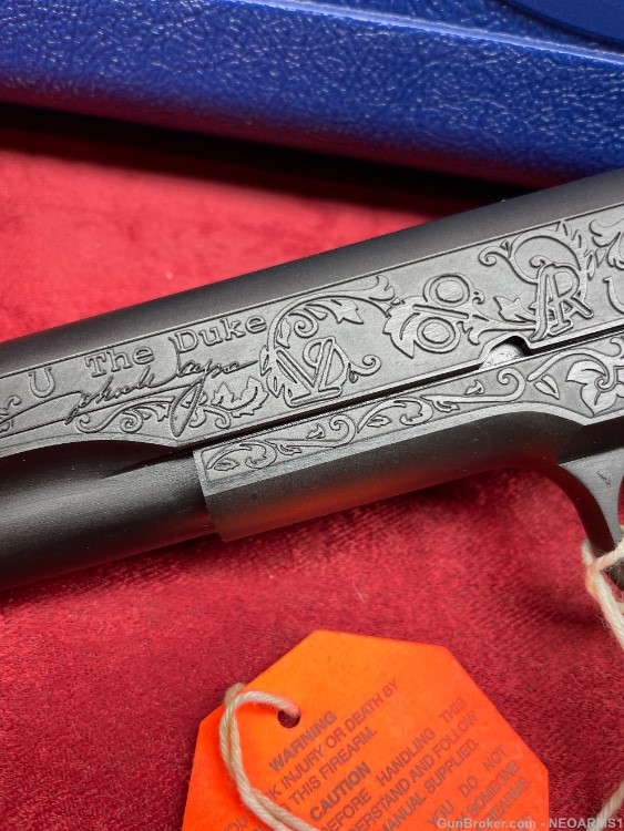 NIB Colt 1911 Government 45acp Incredible Engraved (John Wayne The Duke)!-img-3