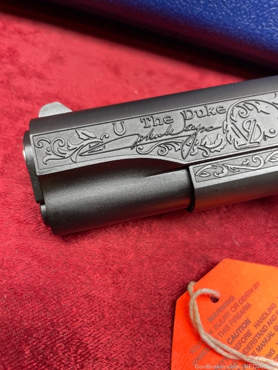 NIB Colt 1911 Government 45acp Incredible Engraved (John Wayne The Duke)!-img-2