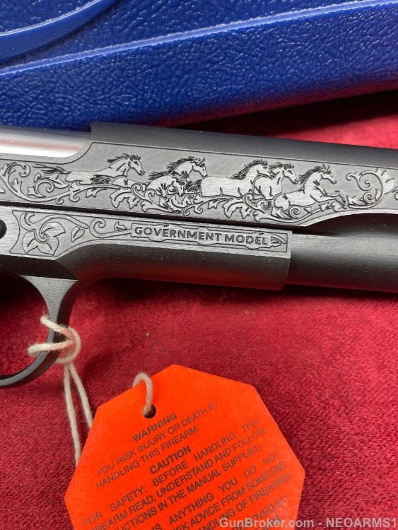 NIB Colt 1911 Government 45acp Incredible Engraved (John Wayne The Duke)!-img-14
