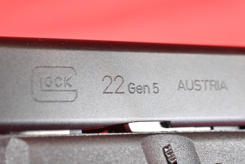 Glock 22 Gen 5 40 S&W 4.5" G22 Beavertail Duty Pistol 22-22-img-20