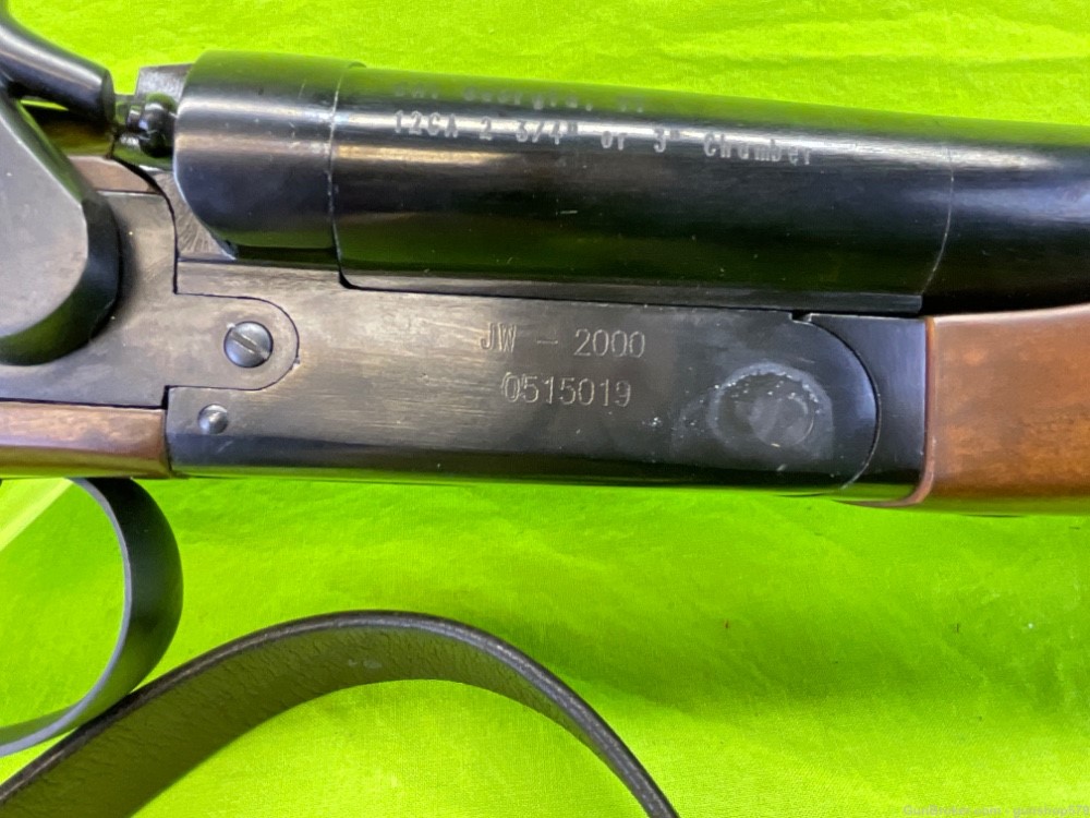 Chinese JW 2000 SXS Double 12 Ga 2 3/4 In Coach Gun 20 In Cylinder Hammers -img-5